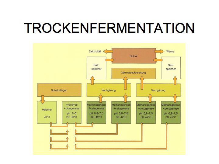 Trockenfermentation