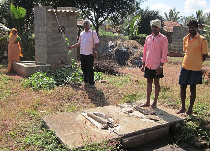 Andheri Biogas Toilette