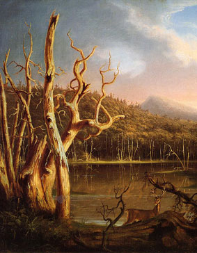 Thomas Cole, Lake With Dead Trees, 1825