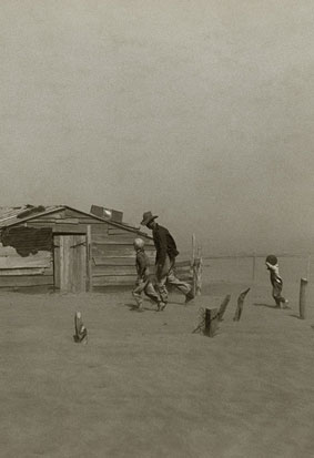 Arthur Rothstein, Farmer Cimarron County
                  Oklahoma, 1936